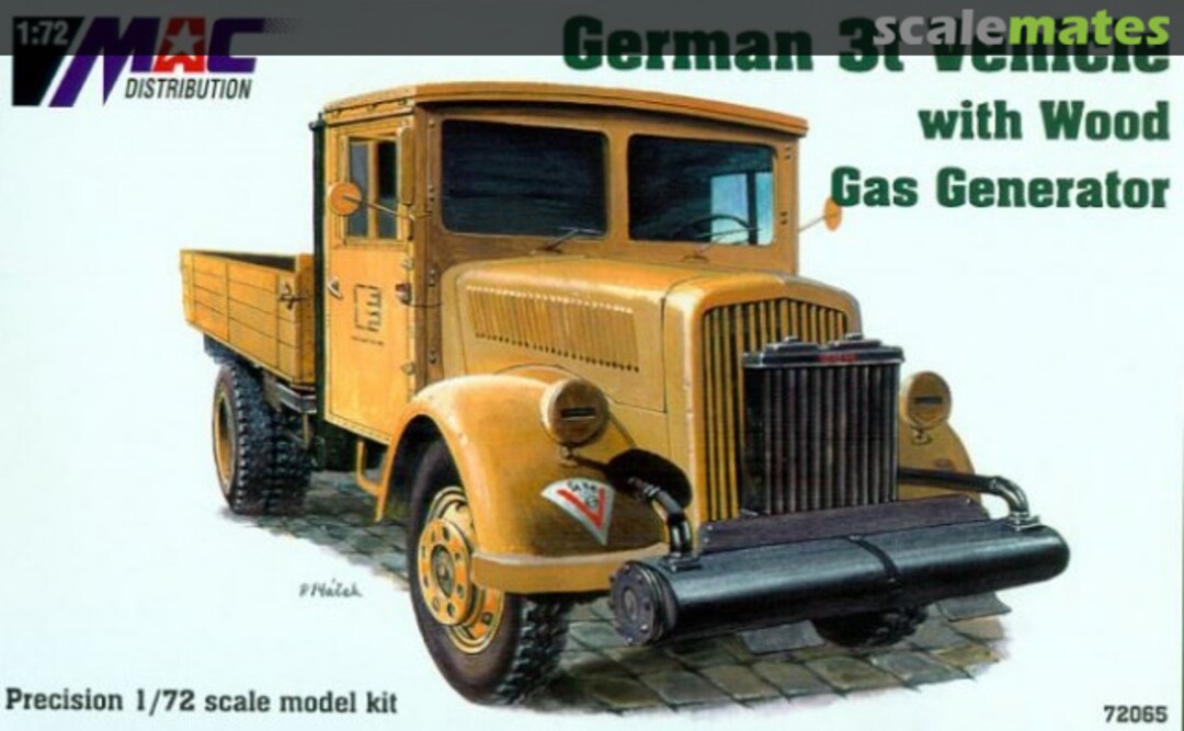 Boxart German 3t Vehicle with Wood Gas Generator 72065 MAC Distribution Boxart German 3t Vehicle with Wood Gas Generator 72065 MAC Distribution
