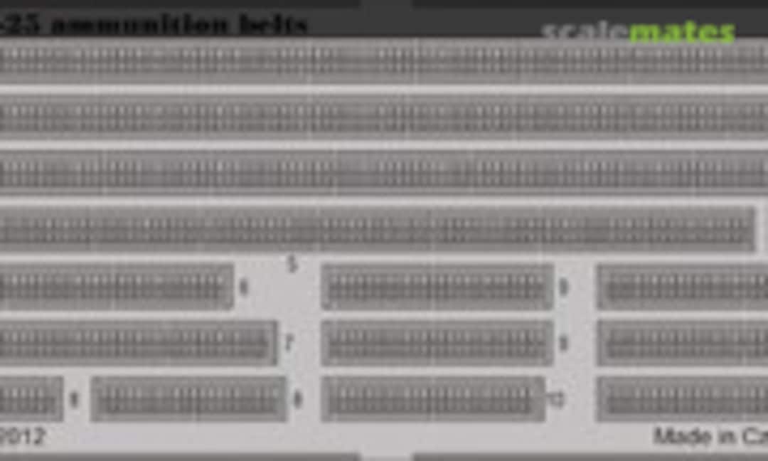 1:32 B-25J ammunition belts (Eduard 32320) 32320