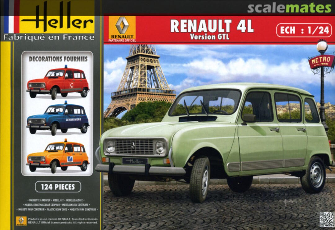 Boxart Renault 4L 80759 Heller Boxart Renault 4L 80759 Heller