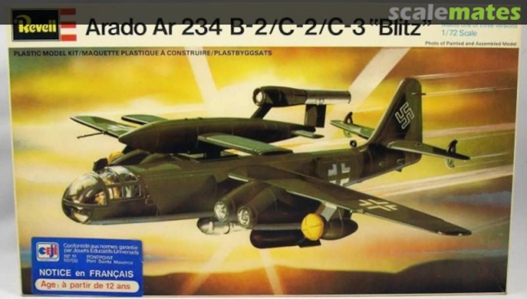 Boxart Arado Ar 234 B-2/C-2/C-3 "Blitz" H-162 Revell/ceji Boxart Arado Ar 234 B-2/C-2/C-3 "Blitz" H-162 Revell/ceji