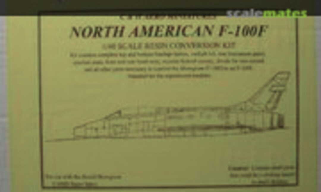 1:48 North American F-100F (C&H Aero Miniatures )