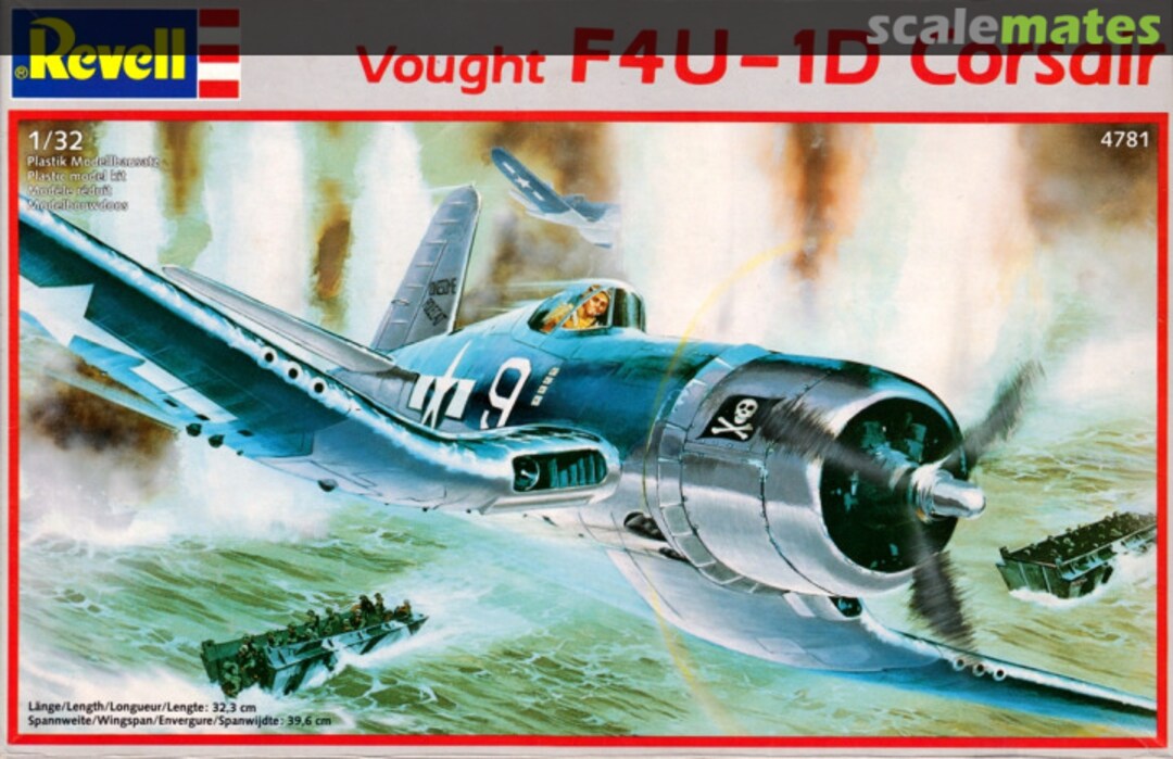 Boxart Vought F4U-1D Corsair 4781 Revell Boxart Vought F4U-1D Corsair 4781 Revell