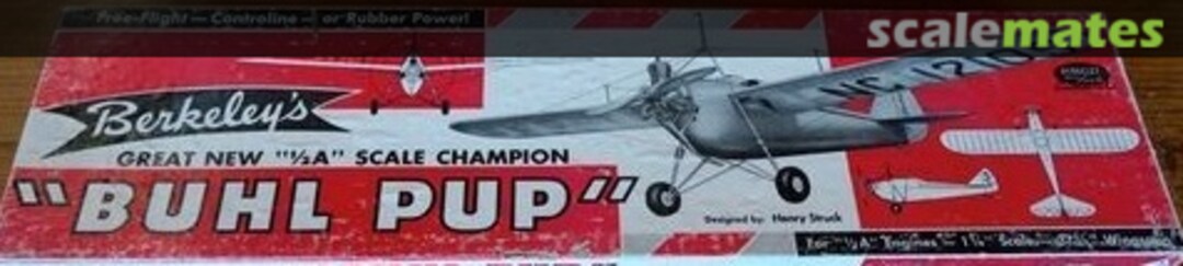 Boxart Buhl Pup P4-10 Berkeley Models Boxart Buhl Pup P4-10 Berkeley Models