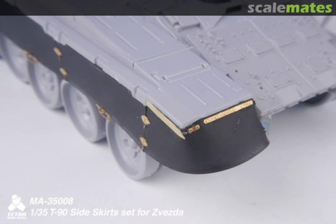 Boxart Russian T-90 Side Skirts set for ZVEZDA MA-35008 Tetra Model Works Boxart Russian T-90 Side Skirts set for ZVEZDA MA-35008 Tetra Model Works