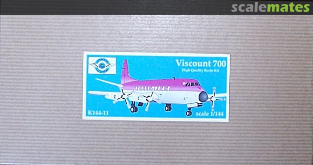 Boxart Vickers Viscount 700 Series K144-11 Authentic Airliners Boxart Vickers Viscount 700 Series K144-11 Authentic Airliners