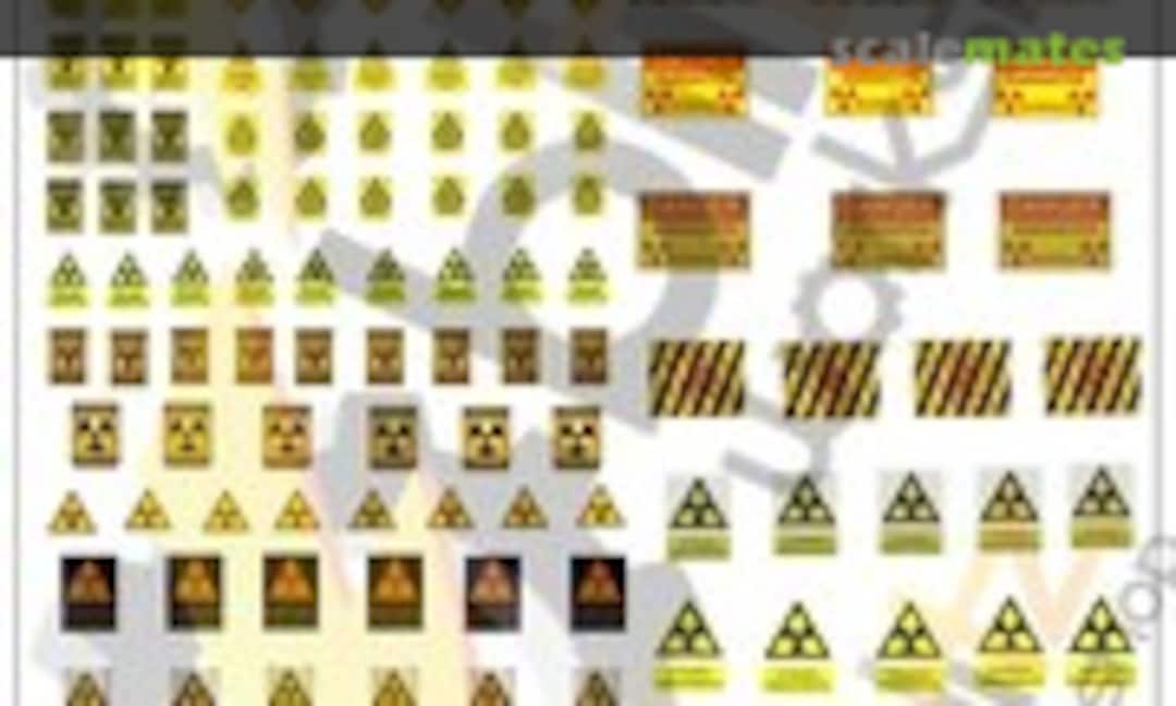1:72 Radioactive Warning Signs (Blitz Workshop BP72006) BP72006