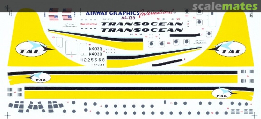 Boxart Boeing 377 Stratocruiser A4-139 Liveries Unlimited/Airway Graphics