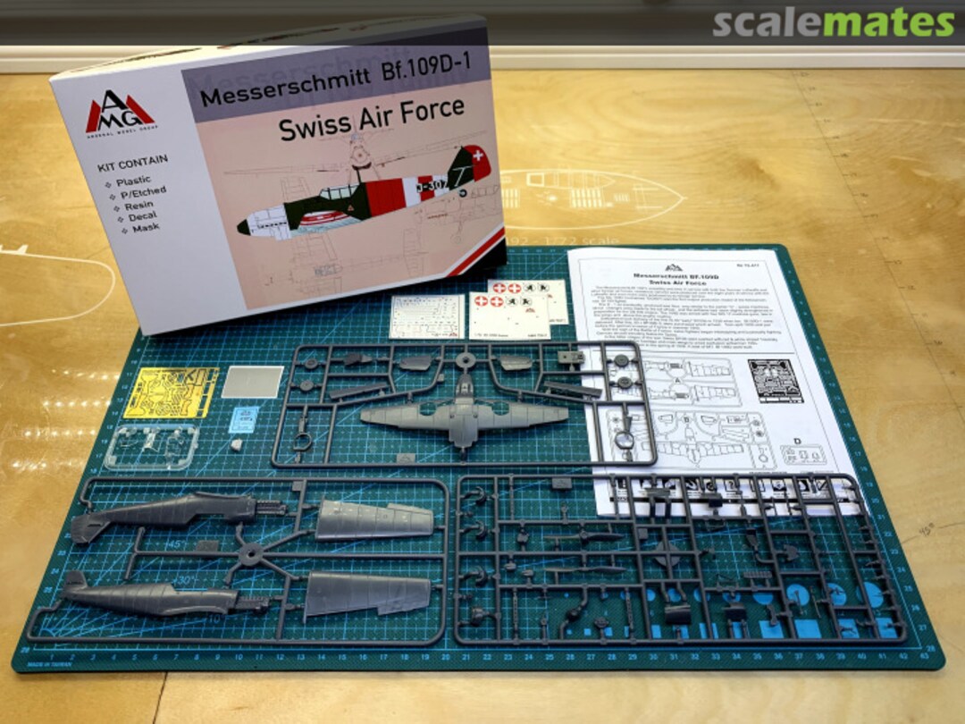 Contents Messerschmitt Bf.109D-1 72411 AMG