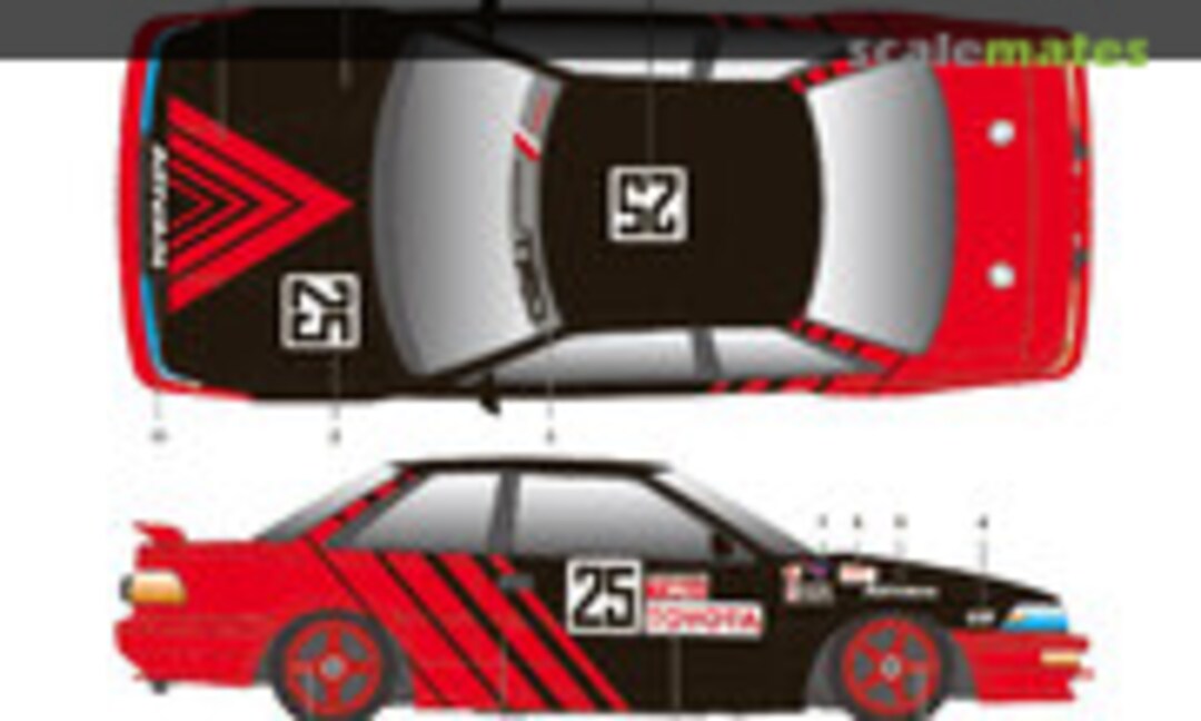 1:24 Toyota Corolla Levin AE92 JTC InterTEC '89 (SK Decals SK-24103) SK-24103