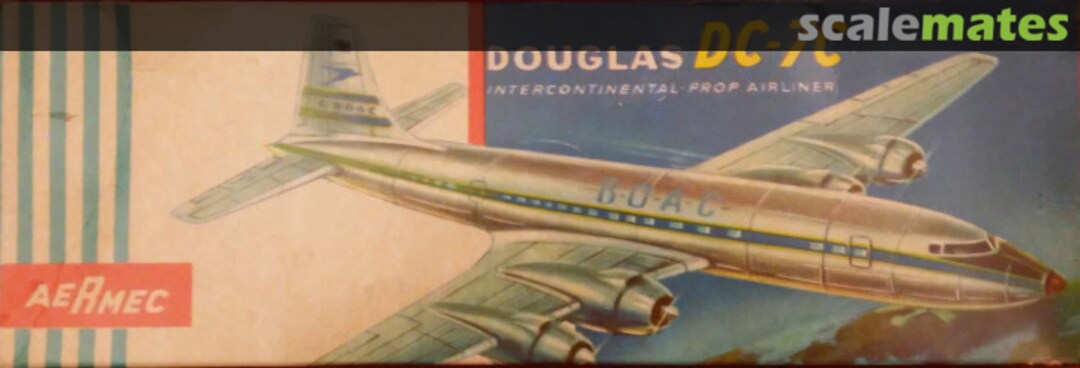 Boxart Douglas DC-7C 4009 CO-MA Aermec Boxart Douglas DC-7C 4009 CO-MA Aermec