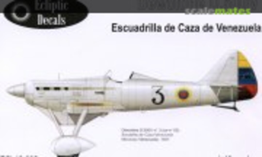 1:48 Dewoitine D.500V Venezuelan Air Force (Ecliptic Decals ECL48-003) ECL48-003