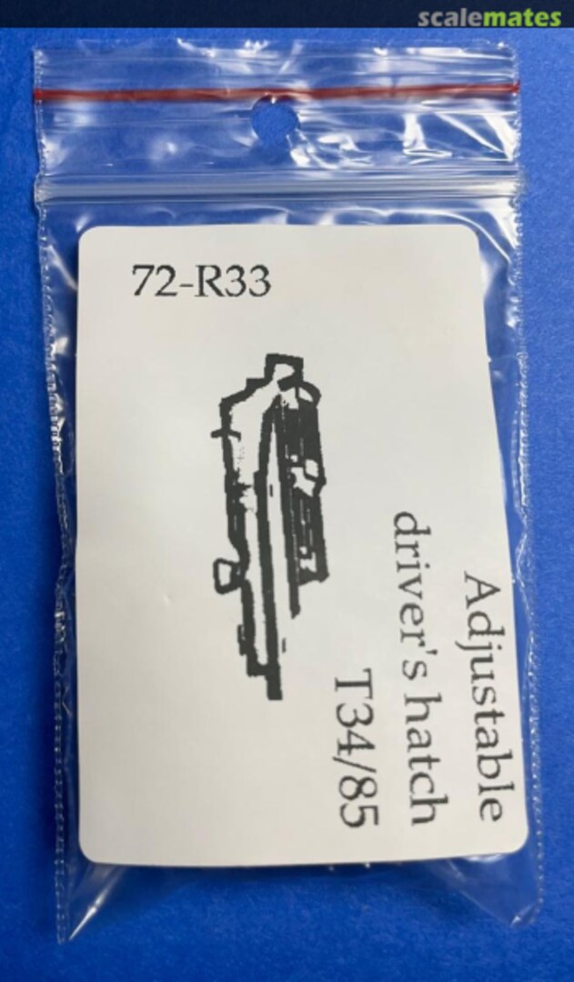 Boxart Adjustable driver's hatch T-34/85 72-R33 MicroWorld Boxart Adjustable driver's hatch T-34/85 72-R33 MicroWorld