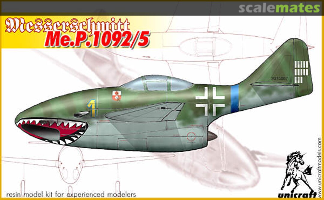 Boxart Messerschmitt Me.P.1092/5 Unicraft Models Boxart Messerschmitt Me.P.1092/5 Unicraft Models