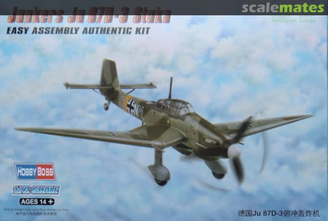 Boxart Junkers Ju 87D-3 Stuka 80286 HobbyBoss Boxart Junkers Ju 87D-3 Stuka 80286 HobbyBoss