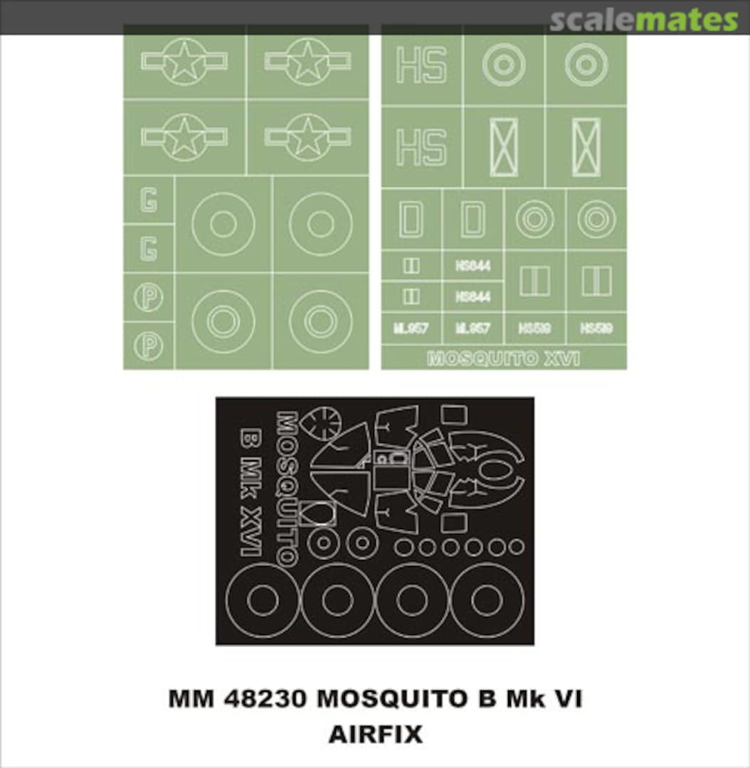 Boxart DH 98 Mosquito B Mk XVI/PR XVI MM48230 Montex Boxart DH 98 Mosquito B Mk XVI/PR XVI MM48230 Montex