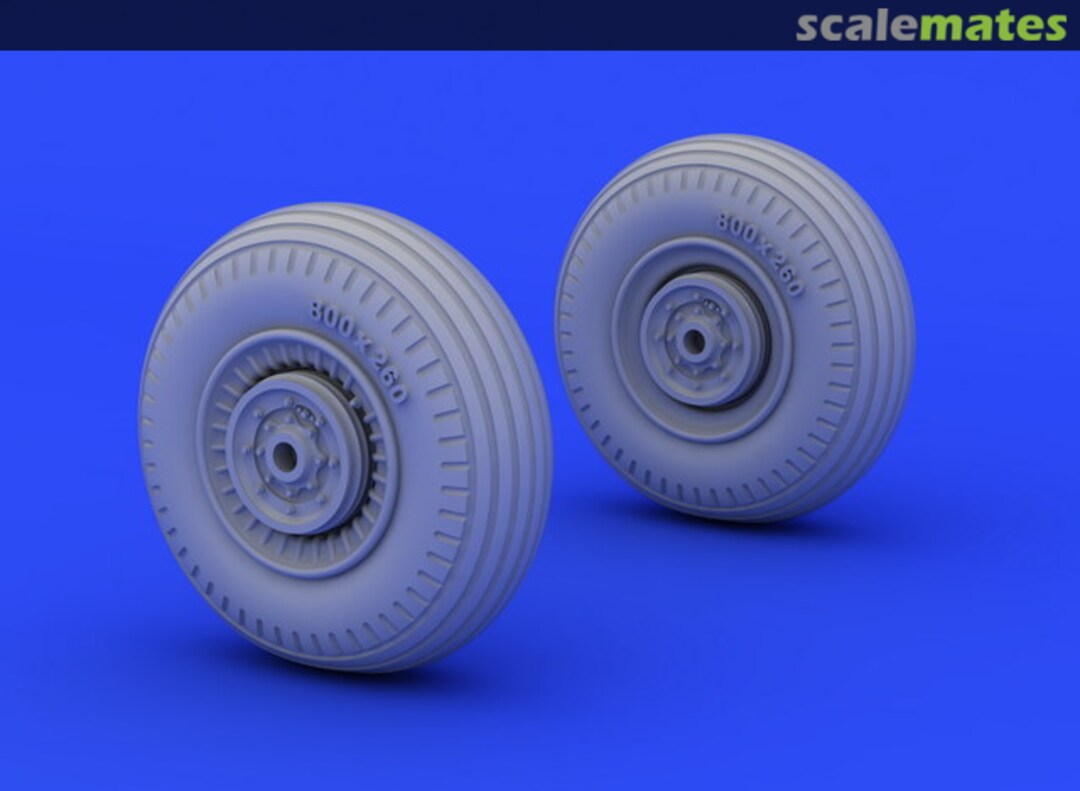 Boxart Il-2 Stormovik wheels 672026 Eduard Boxart Il-2 Stormovik wheels 672026 Eduard