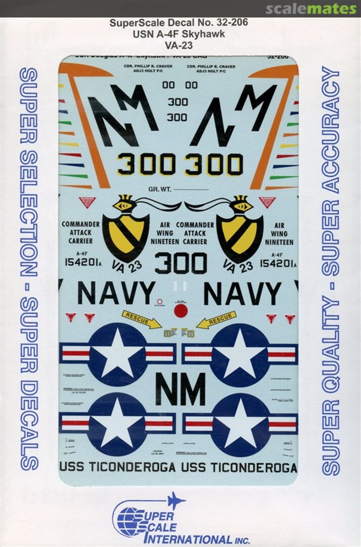 Boxart A-4F Skyhawk VA-23 32-206 SuperScale International Boxart A-4F Skyhawk VA-23 32-206 SuperScale International