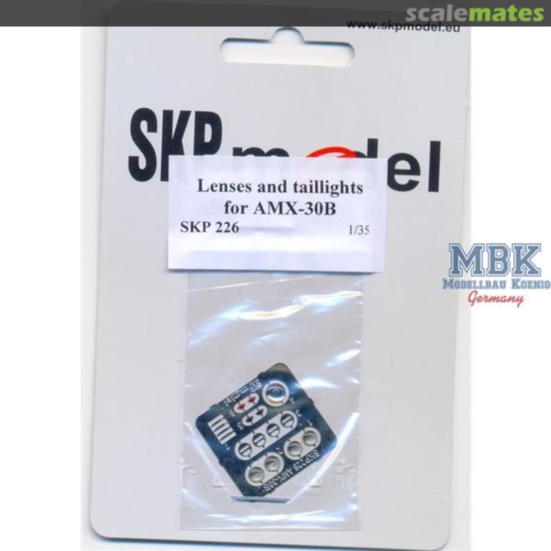Boxart Lenses and tailights for AMX-30B SKP 226 SKP model Boxart Lenses and tailights for AMX-30B SKP 226 SKP model