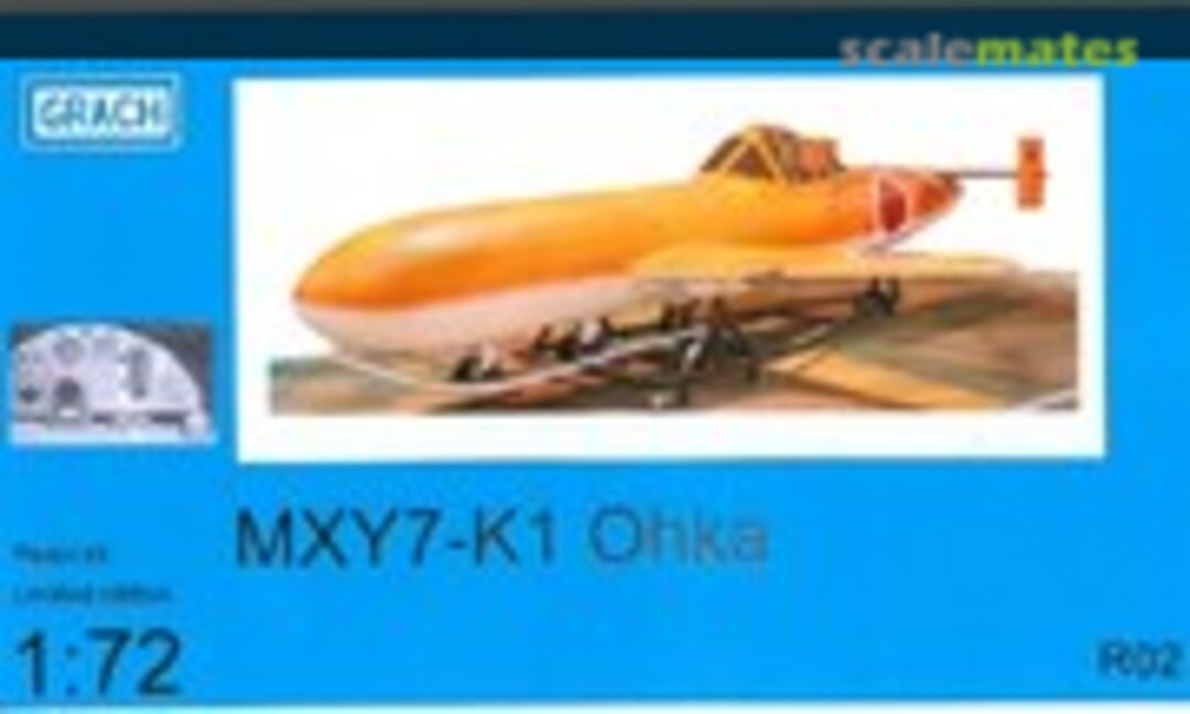1:72 Yokosuka MXY7 Ohka K-1 (GRACH Model R02)