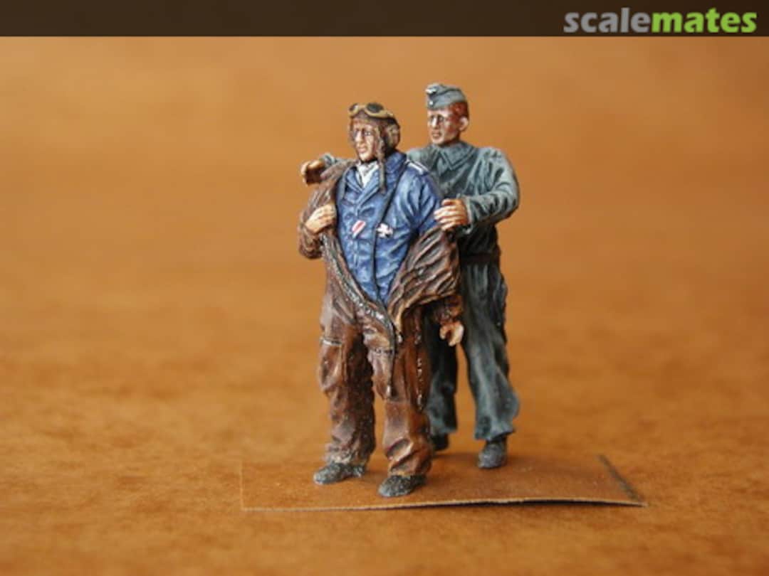 Boxart Bomber Pilots + Ground Crew WW II F48020 CMK Boxart Bomber Pilots + Ground Crew WW II F48020 CMK