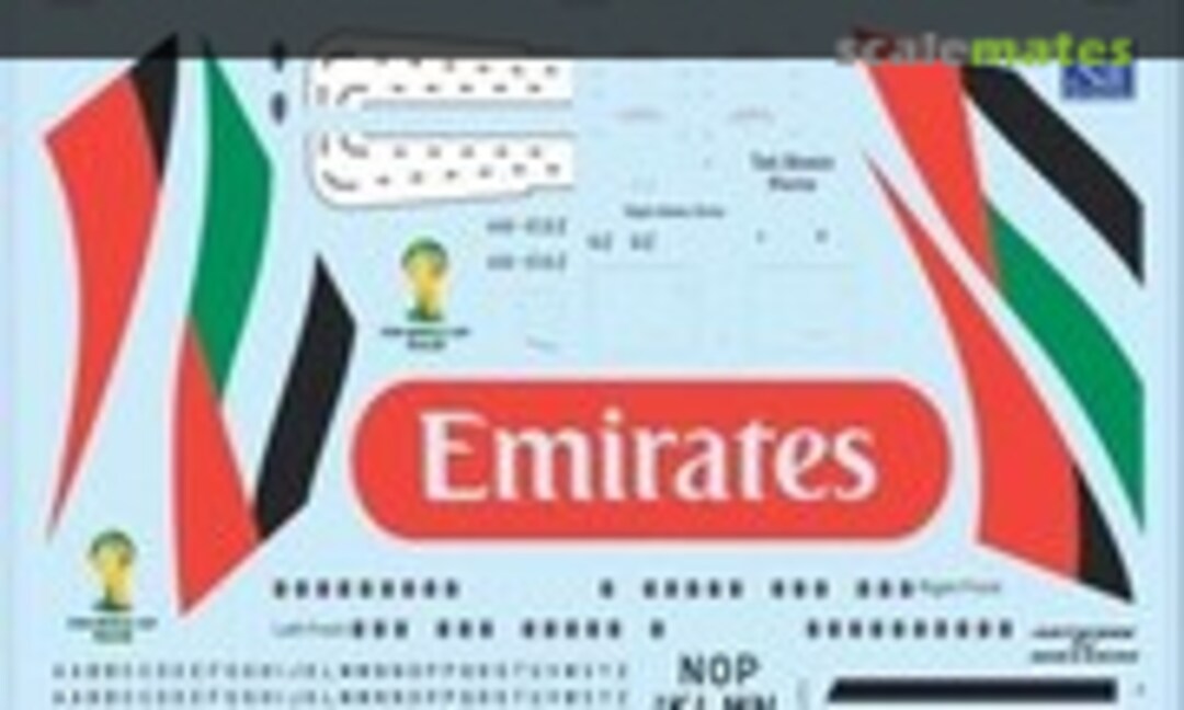 1:144 Emirates 777-300ERs (Draw Decal 44s-777-57A) 44s-777-57A