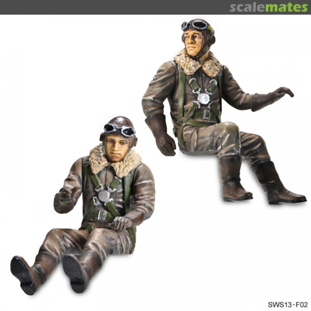 Boxart Pilot Figures Set for Ki-45 Toryu (Nick) SWS13-F02 Zoukei-Mura Boxart Pilot Figures Set for Ki-45 Toryu (Nick) SWS13-F02 Zoukei-Mura