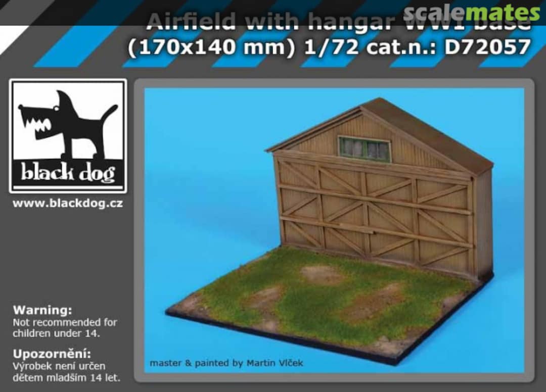 Boxart Airfield with hangar WW I base D72057 Black Dog Boxart Airfield with hangar WW I base D72057 Black Dog