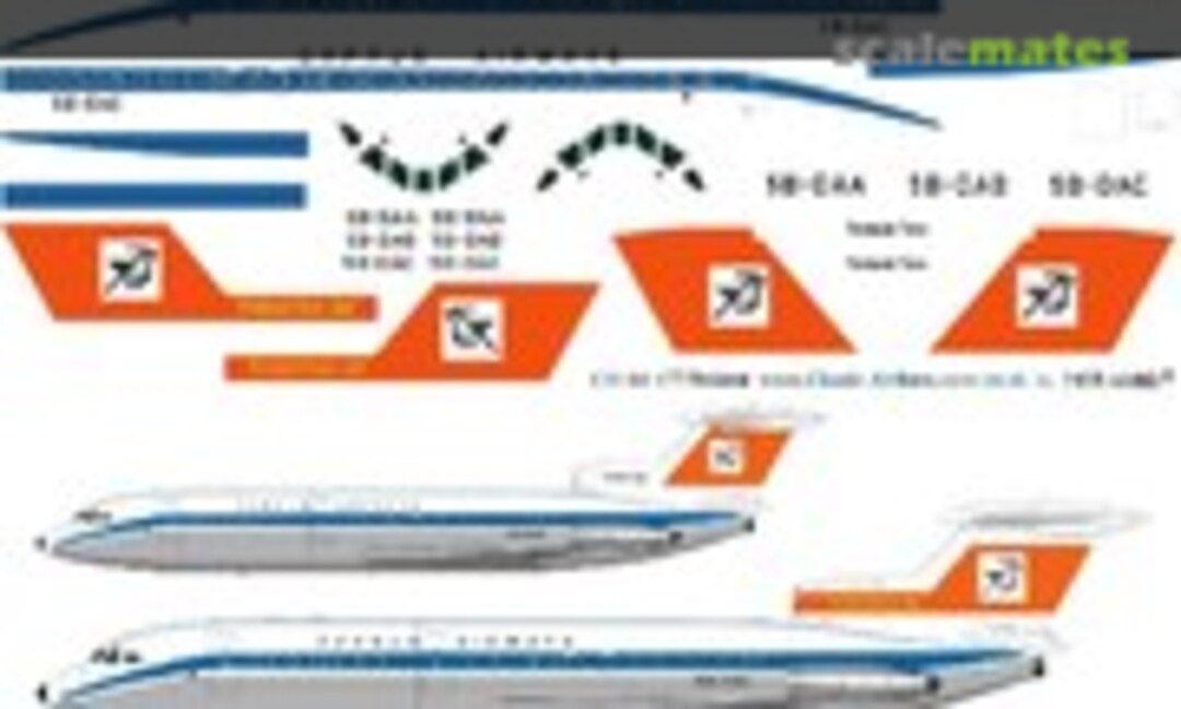 1:144 Cyprus Airways Trident 2 (Classic Airlines CA144-477) CA144-477
