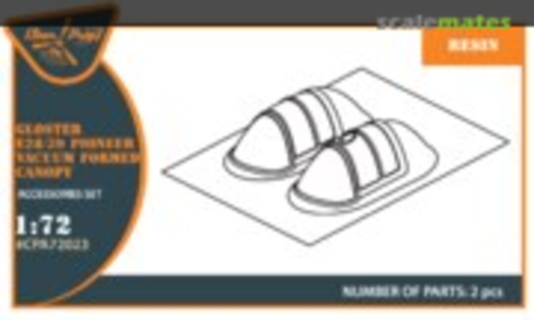 1:72 Gloster E28/39 Pioneer vacuum formed canopy (Clear Prop! CPA72023) CPA72023