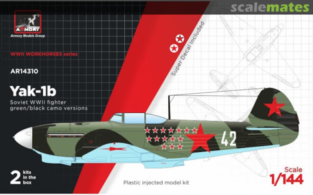 Boxart Yakovlev Yak-1b early AR14310 Armory Boxart Yakovlev Yak-1b early AR14310 Armory