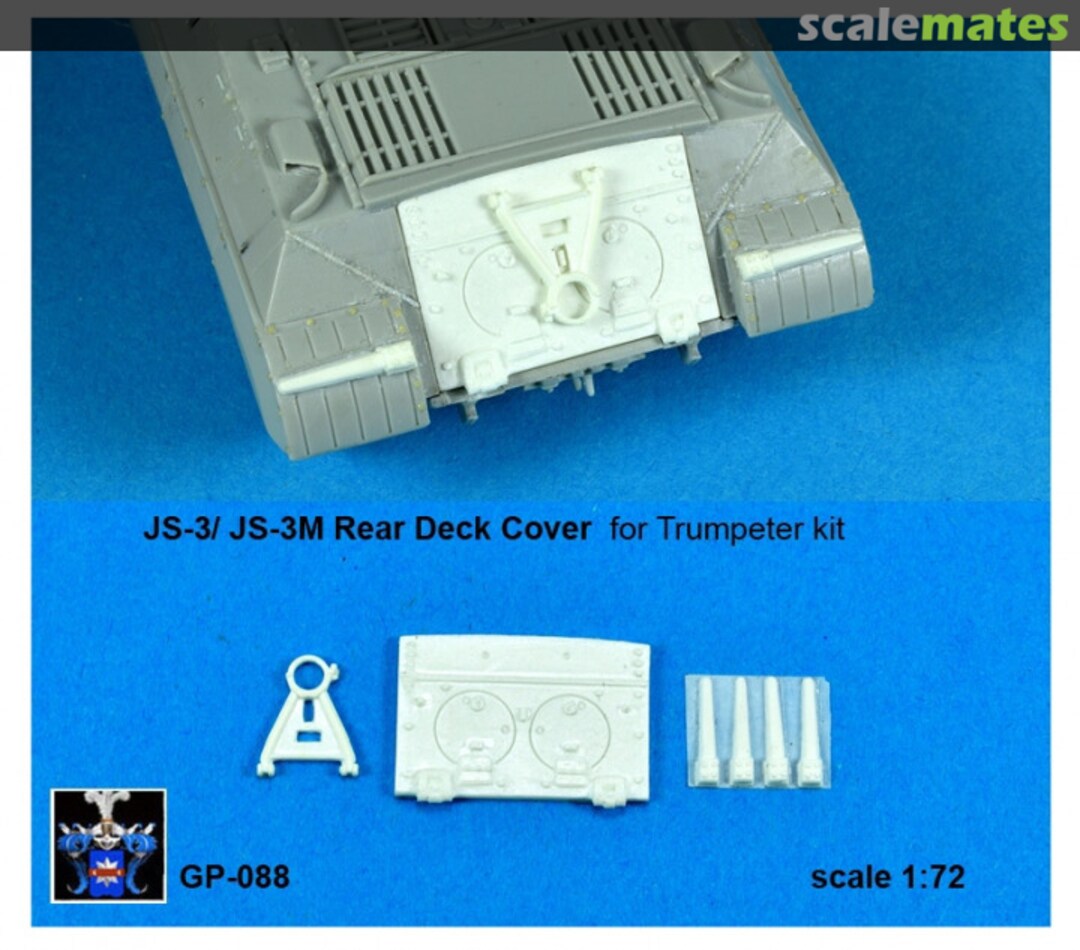 Boxart JS-3 / JS-3M Rear deck cover GP-088 Golikov Project Boxart JS-3 / JS-3M Rear deck cover GP-088 Golikov Project