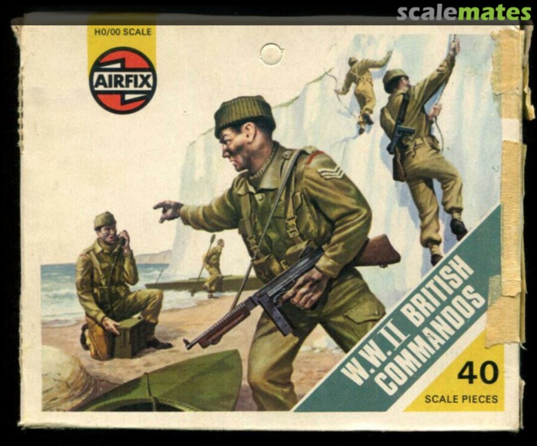 Boxart WWII British Commandos 1732-3 Airfix Boxart WWII British Commandos 1732-3 Airfix