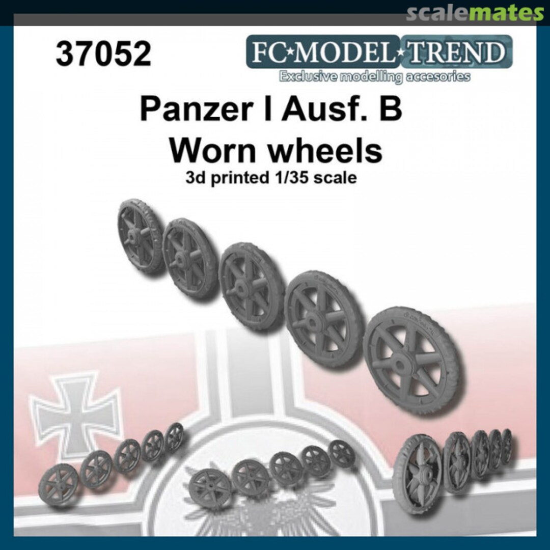 Boxart Panzer I Ausf. B worn wheels 37052 FC Model Trend Boxart Panzer I Ausf. B worn wheels 37052 FC Model Trend