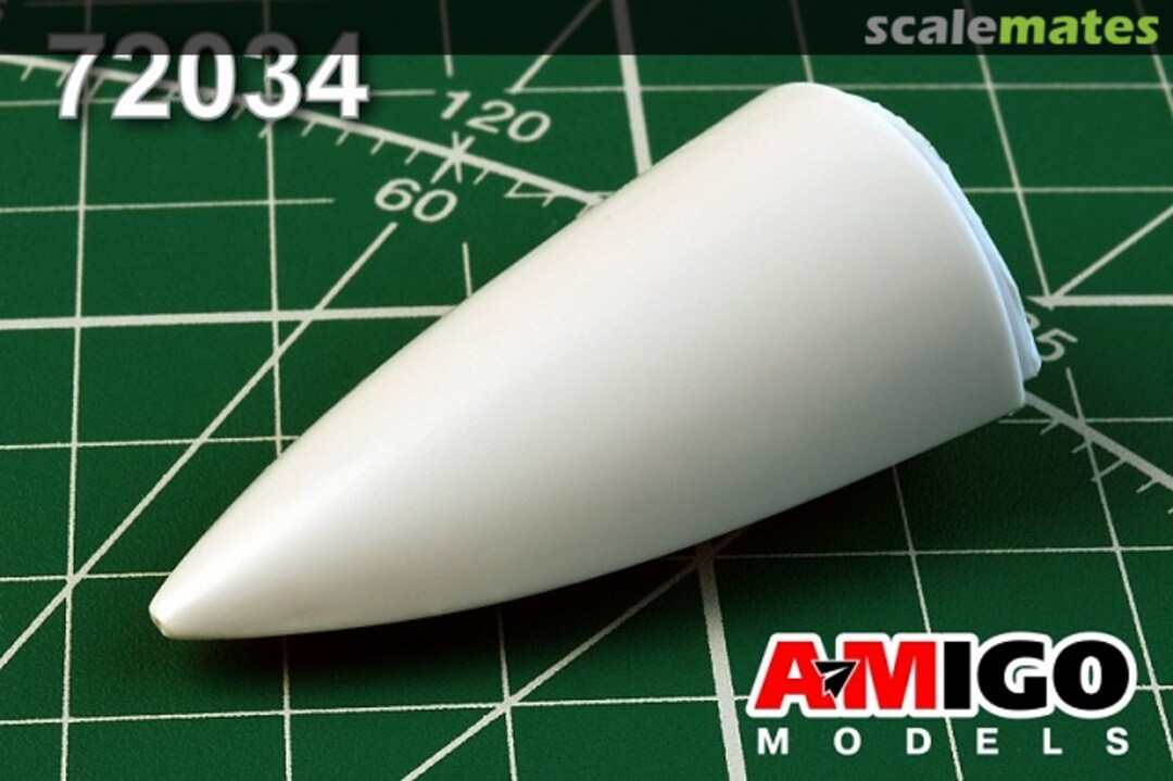 Boxart Su-34 aircraft radome with Pitot tube 72034-1 Amigo Models Boxart Su-34 aircraft radome with Pitot tube 72034-1 Amigo Models