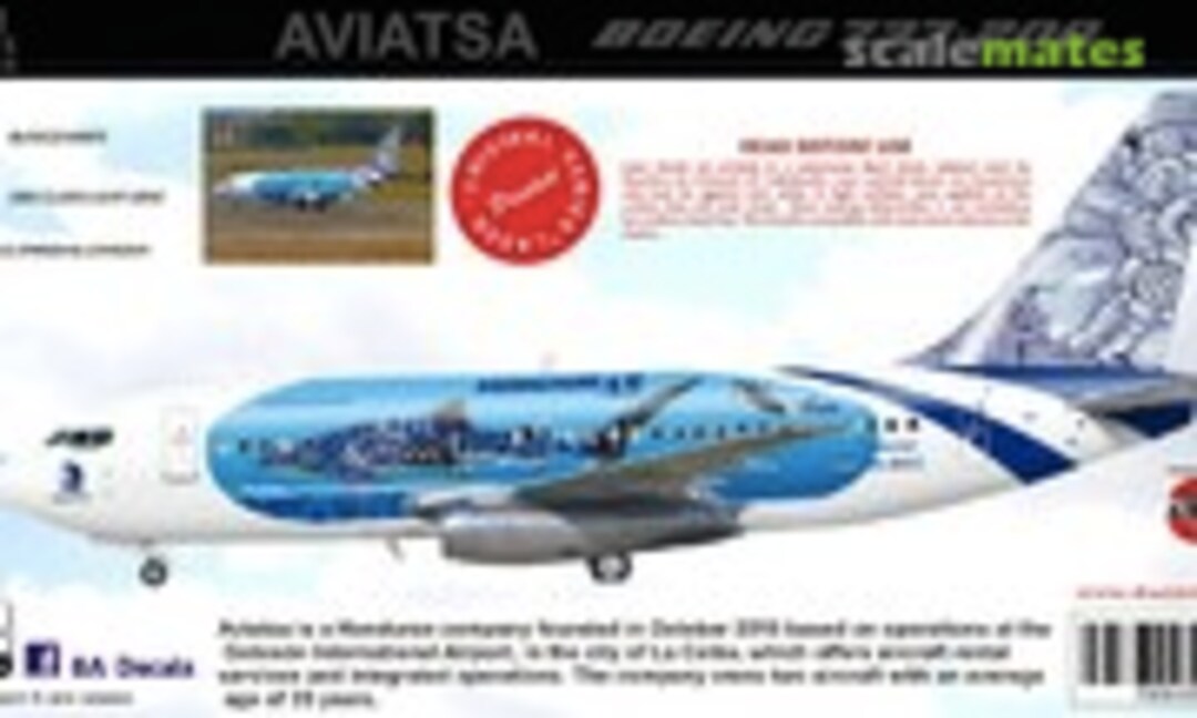 1:72 AVIATSA PAKAL 737-200 (8aDecs 7909-532-72) 7909-532-72