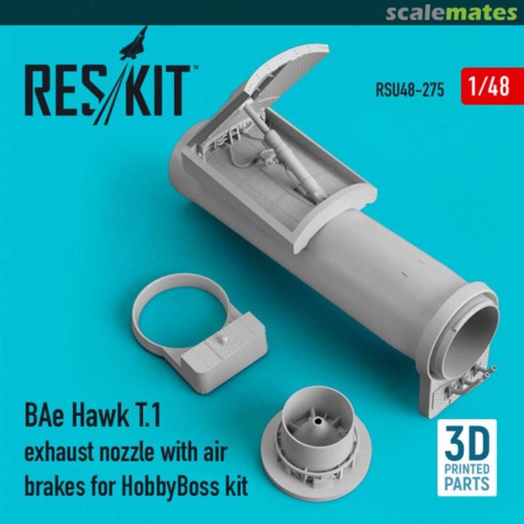 Boxart Hawk T.1 - Exhaust Nozzle w/ Air Brakes RSU48-0275 ResKit Boxart Hawk T.1 - Exhaust Nozzle w/ Air Brakes RSU48-0275 ResKit