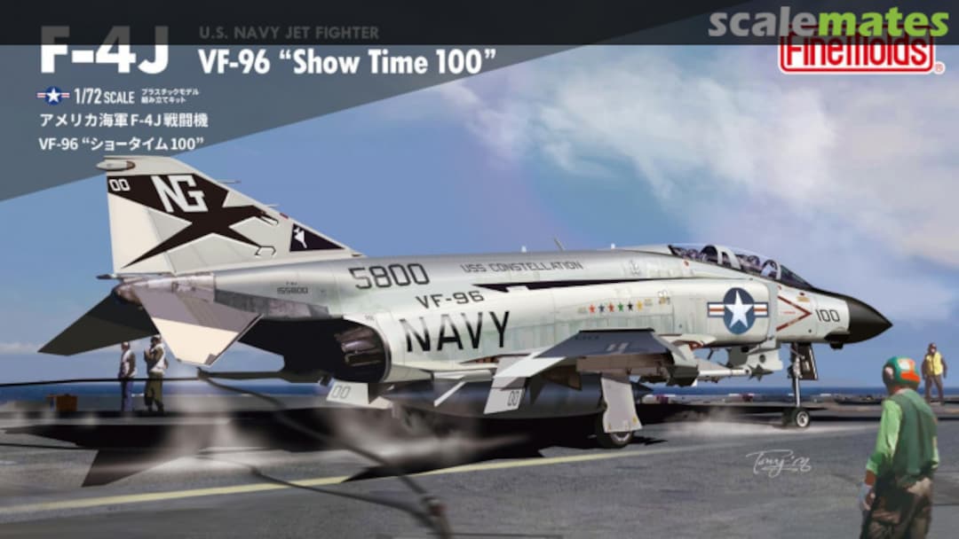 Boxart F-4J VF-96 "Show Time 100" FF04 Fine Molds Boxart F-4J VF-96 "Show Time 100" FF04 Fine Molds