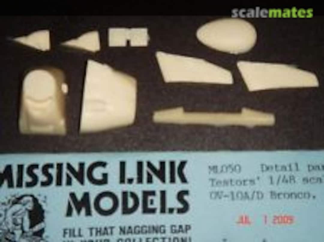 Boxart OV-10A/D Bronco detail parts ML050 Missing Link Models Boxart OV-10A/D Bronco detail parts ML050 Missing Link Models