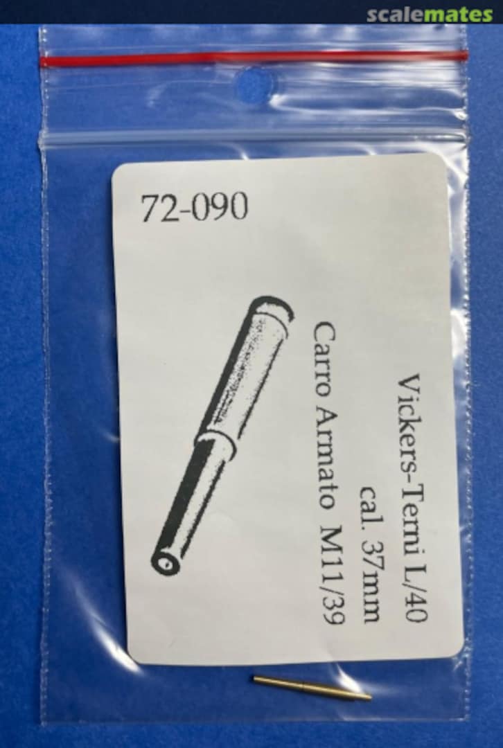 Boxart Vickers-Terni L/40 cal. 37mm 72-090 MicroWorld Boxart Vickers-Terni L/40 cal. 37mm 72-090 MicroWorld