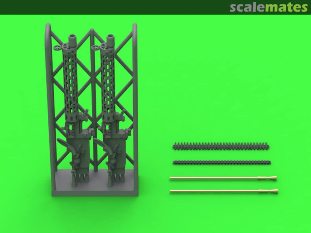 Boxart German WW I machine gun Spandau LMG 08/15 (2 pcs) - with LONG charging handle - complete guns incl. 3D resin & brass parts AM-48-184 Master Boxart German WW I machine gun Spandau LMG 08/15 (2 pcs) - with LONG charging handle - complete guns incl. 3D resin & brass parts AM-48-184 Master