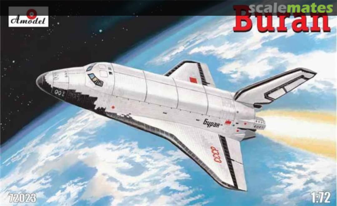 Boxart Buran Soviet shuttle 72023 Amodel Boxart Buran Soviet shuttle 72023 Amodel