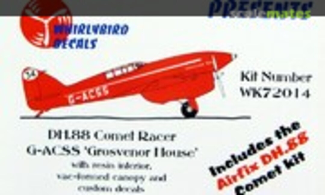 1:72 D.H.88 Comet Racer (Whirlybird WK72014)