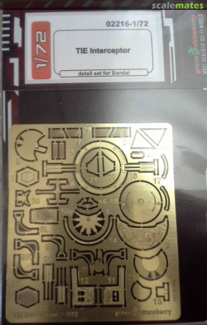 Boxart TIE Interceptor 02216-1/72 Greenstrawberry Boxart TIE Interceptor 02216-1/72 Greenstrawberry