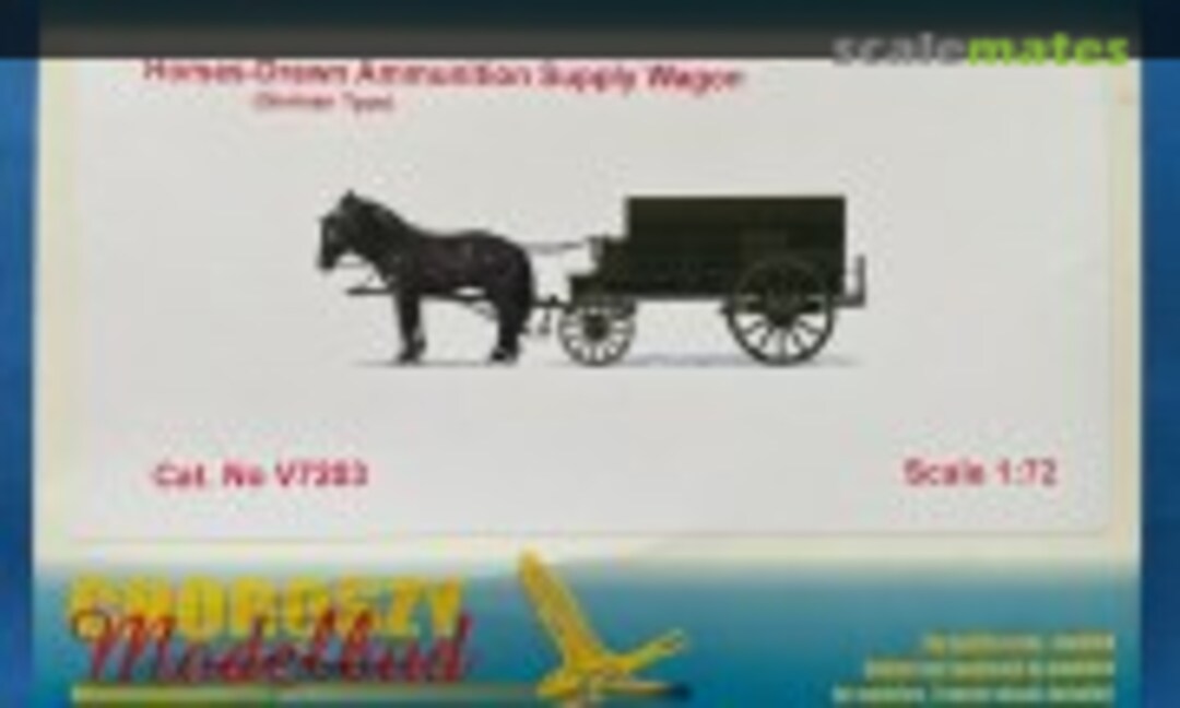 1:72 Horses-Drawn Ammunition Supply Wagon ( German Type) (Choroszy Modelbud V7203) V7203