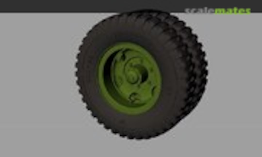 1:35 M35 & M109 trucks Road wheels (Firestone) (Panzer Art RE35-530) RE35-530