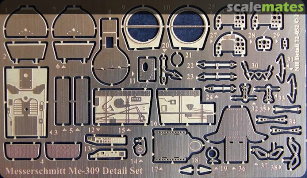 Boxart Messerschmitt Me-309 Detail Set A72-052 NH Detail Boxart Messerschmitt Me-309 Detail Set A72-052 NH Detail