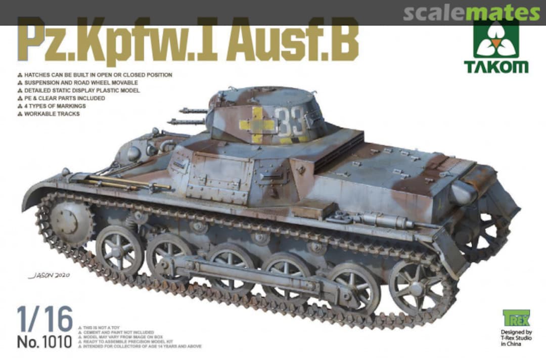 Boxart Pz.Kpfw.I Ausf.B 1010 Takom