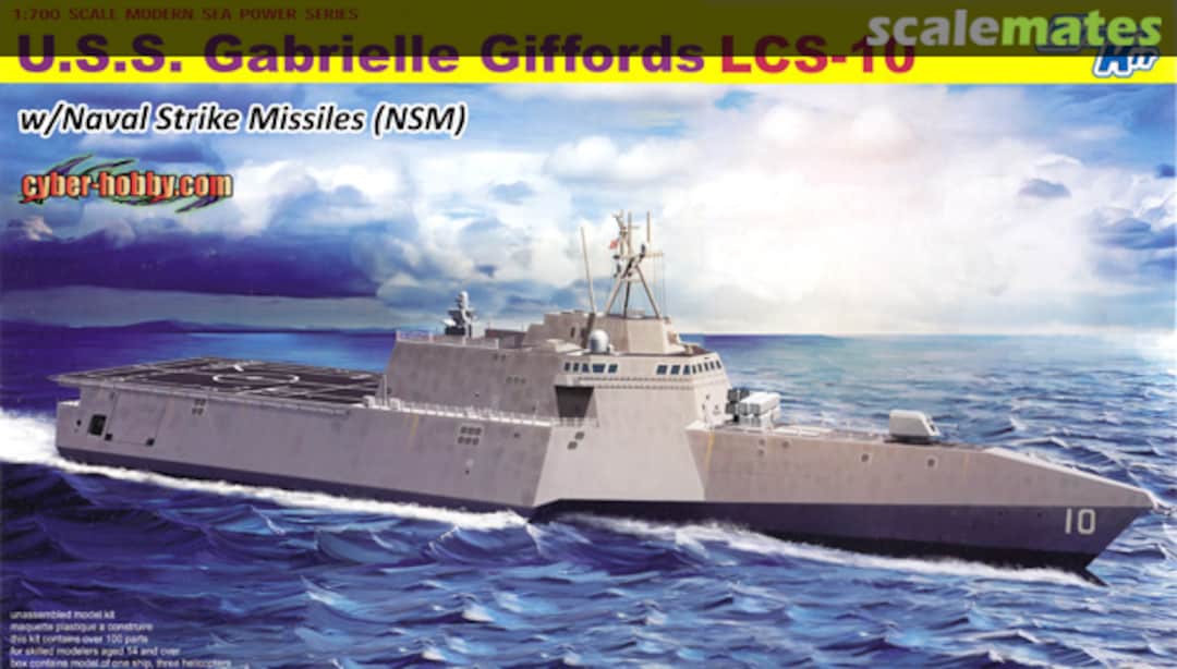 Boxart U.S.S. Gabrielle Giffords LCS-10 w/Naval Strike Missiles (NSM) 7147 Dragon Boxart U.S.S. Gabrielle Giffords LCS-10 w/Naval Strike Missiles (NSM) 7147 Dragon