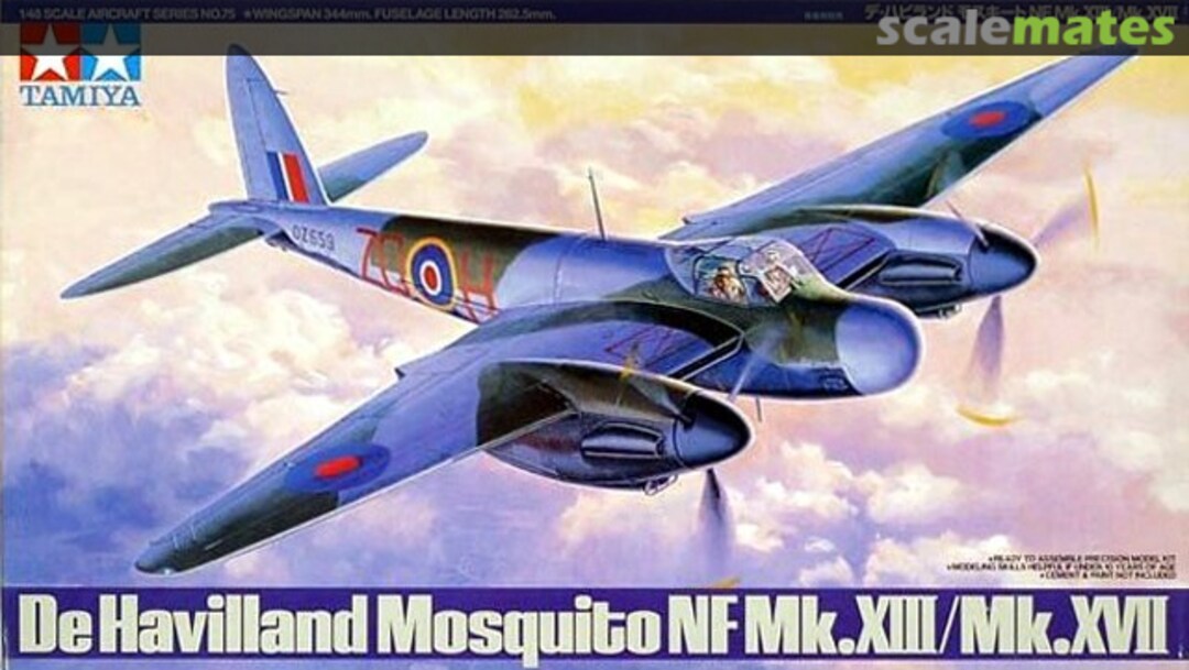 Boxart de Havilland Mosquito NF Mk.XIII/Mk.XVII 61075 Tamiya Boxart de Havilland Mosquito NF Mk.XIII/Mk.XVII 61075 Tamiya