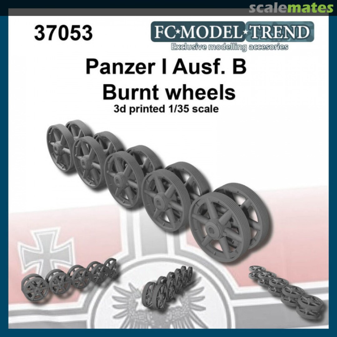 Boxart Panzer I Ausf. B burnt wheels 37053 FC Model Trend Boxart Panzer I Ausf. B burnt wheels 37053 FC Model Trend